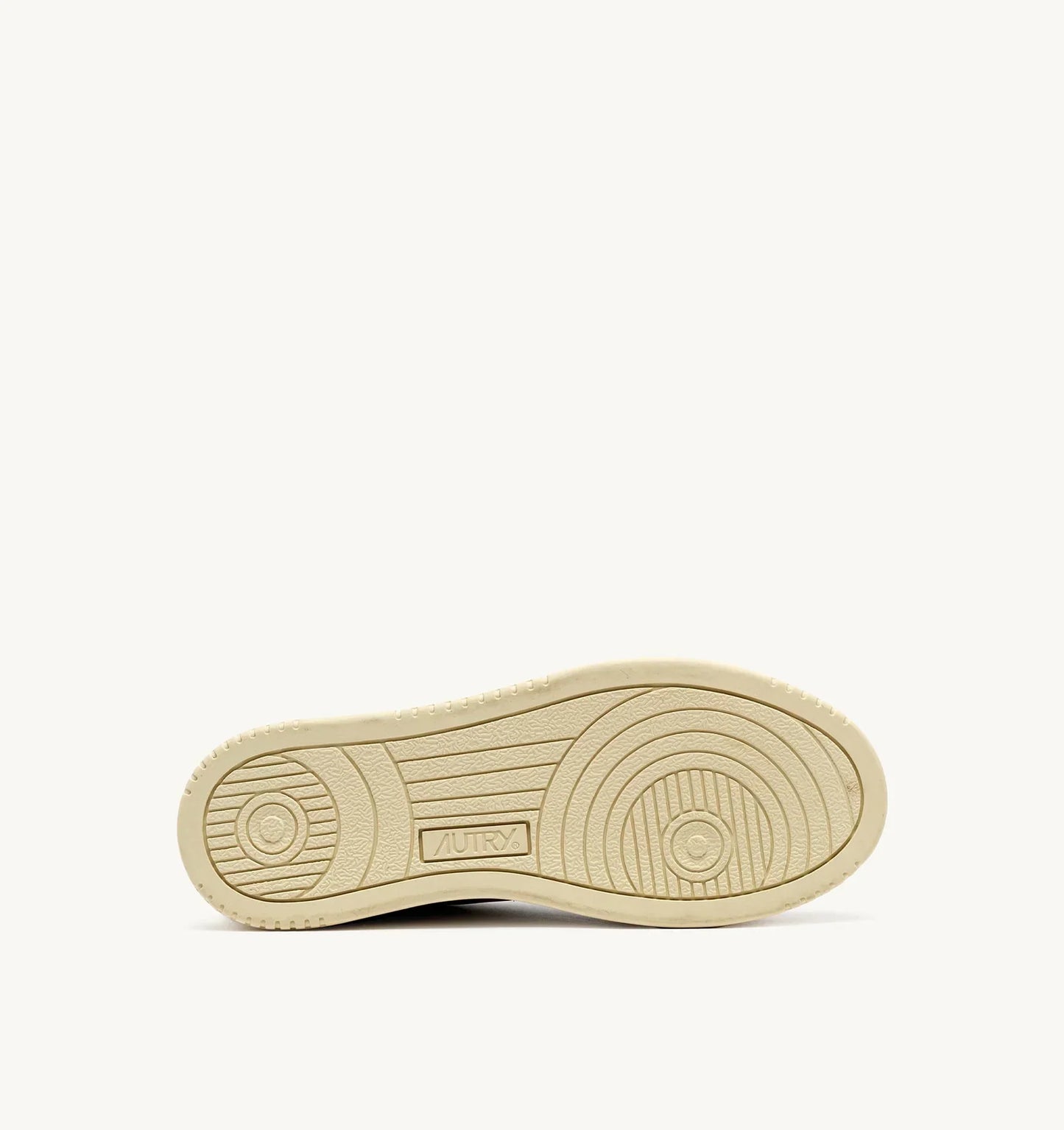 BASKETS MEDALIST LOW EN CUIR BLANC ET NOIR ET DAIM BEIGE